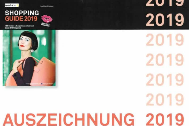 Auszeichnung für JUVENIS im Shopping Guide 2019