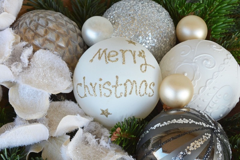 Chrisbtaumkugeln - Merry Christmas